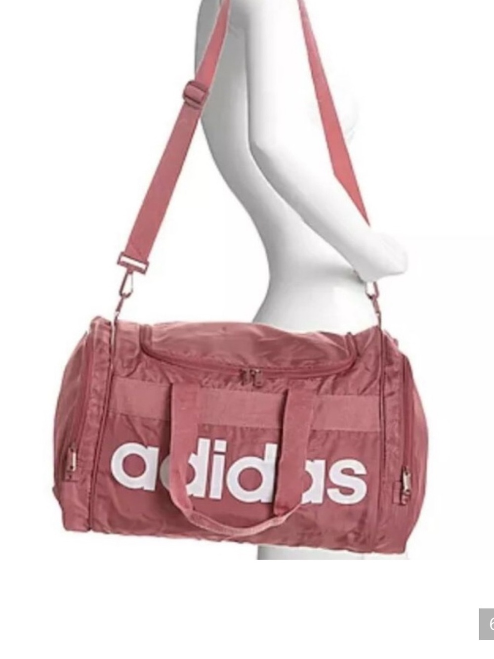 ADIDAS Santiago Large Duffle Bag (Pink & White)